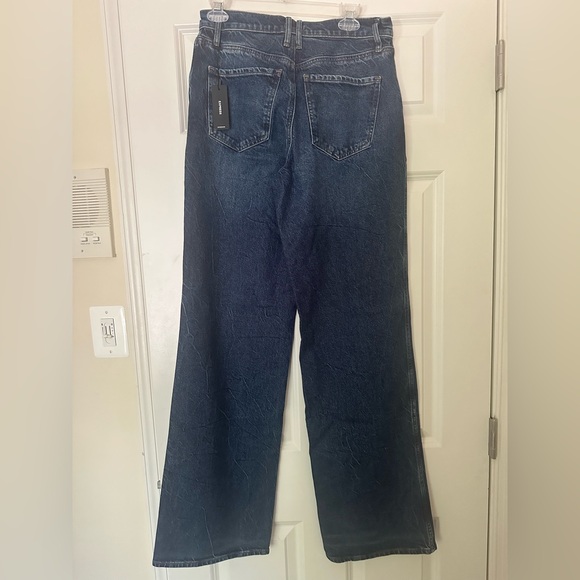 Express high rise dark wash jeans NWT - Picture 3 of 6